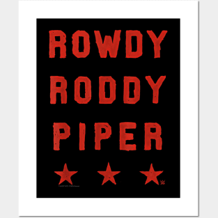 Rowdy Roddy Piper Vintage Fight Type Posters and Art